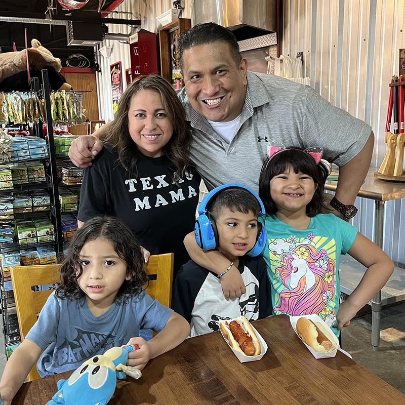 Family at Sharkarosa Gift Shop